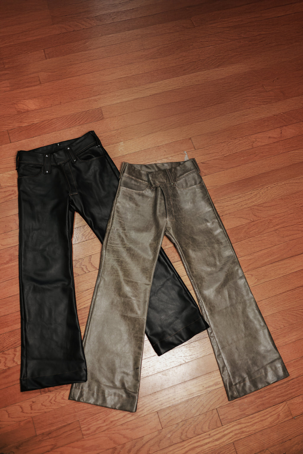 BLACK LEATHER PANT