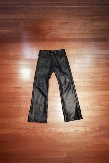 BLACK LEATHER PANT