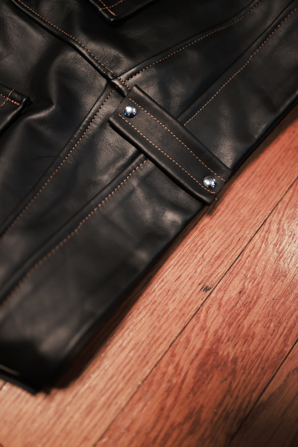 BLACK LEATHER PANT
