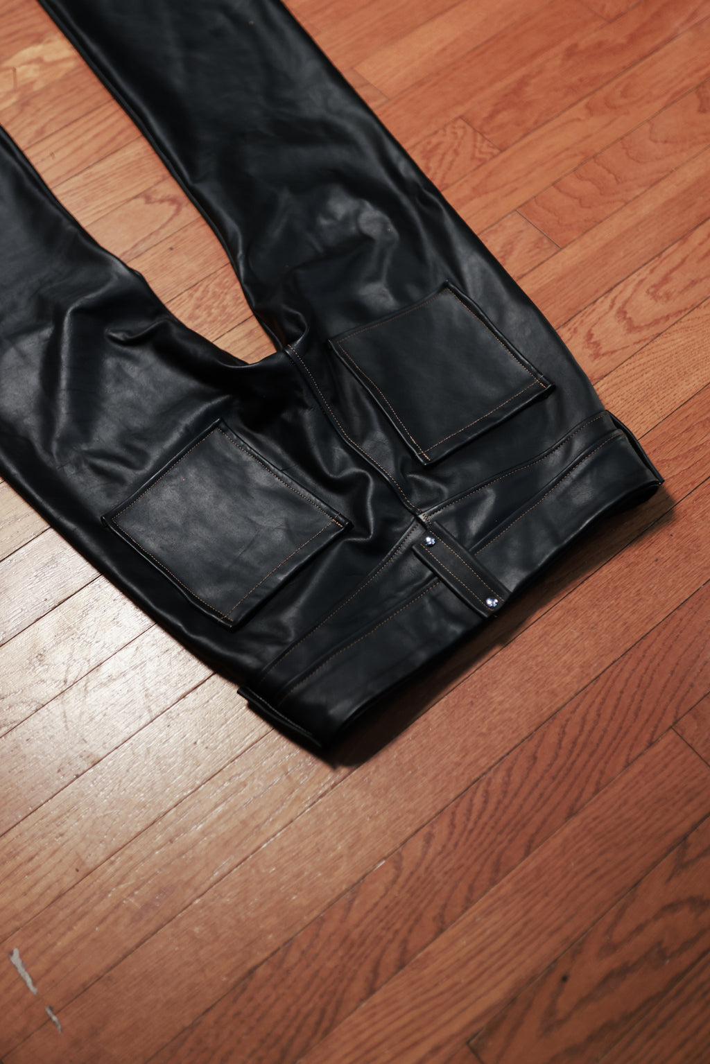 BLACK LEATHER PANT