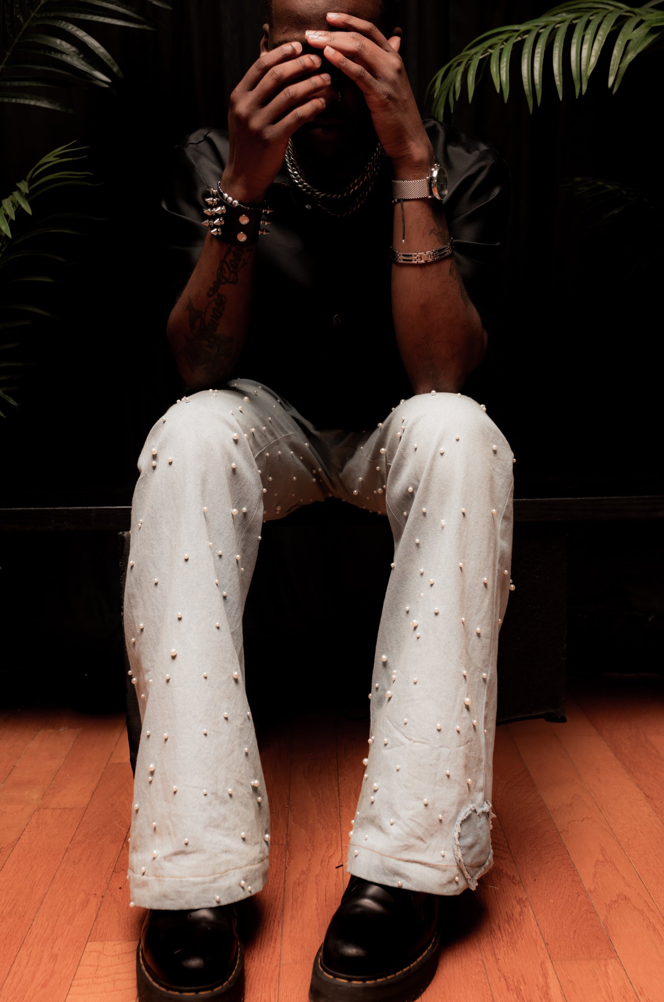 PEARL DENIM FLAIR JEANS