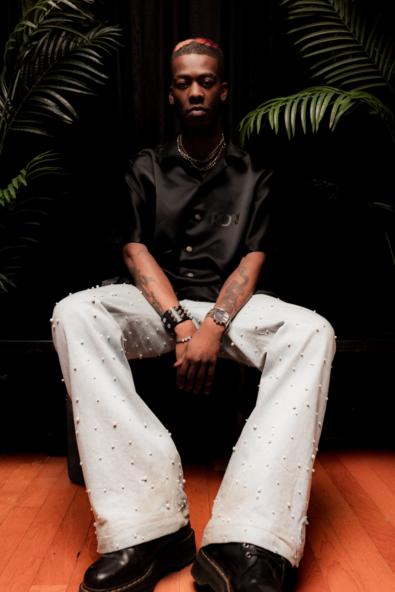 PEARL DENIM FLAIR JEANS