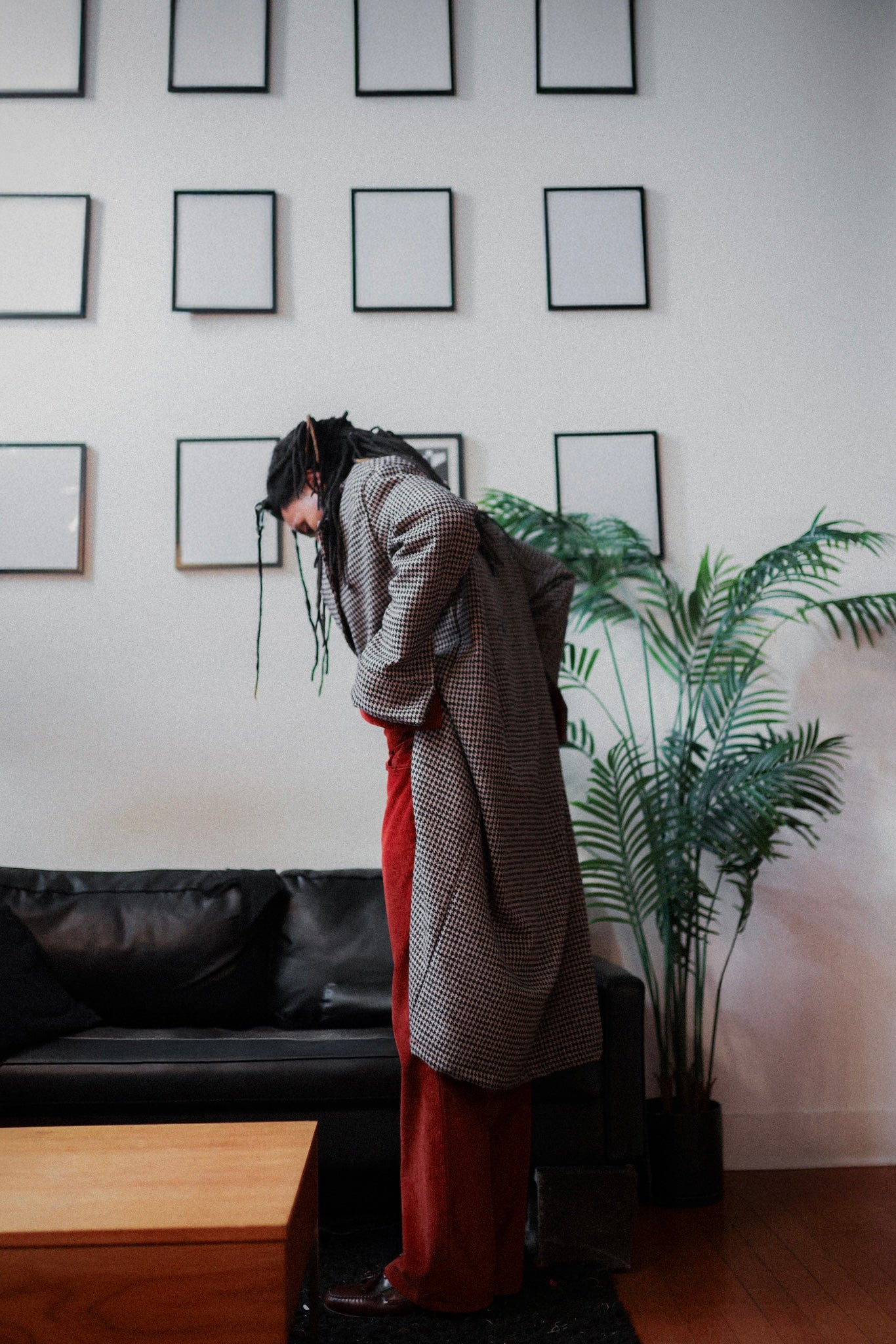 HOUNDSTOOTH COAT