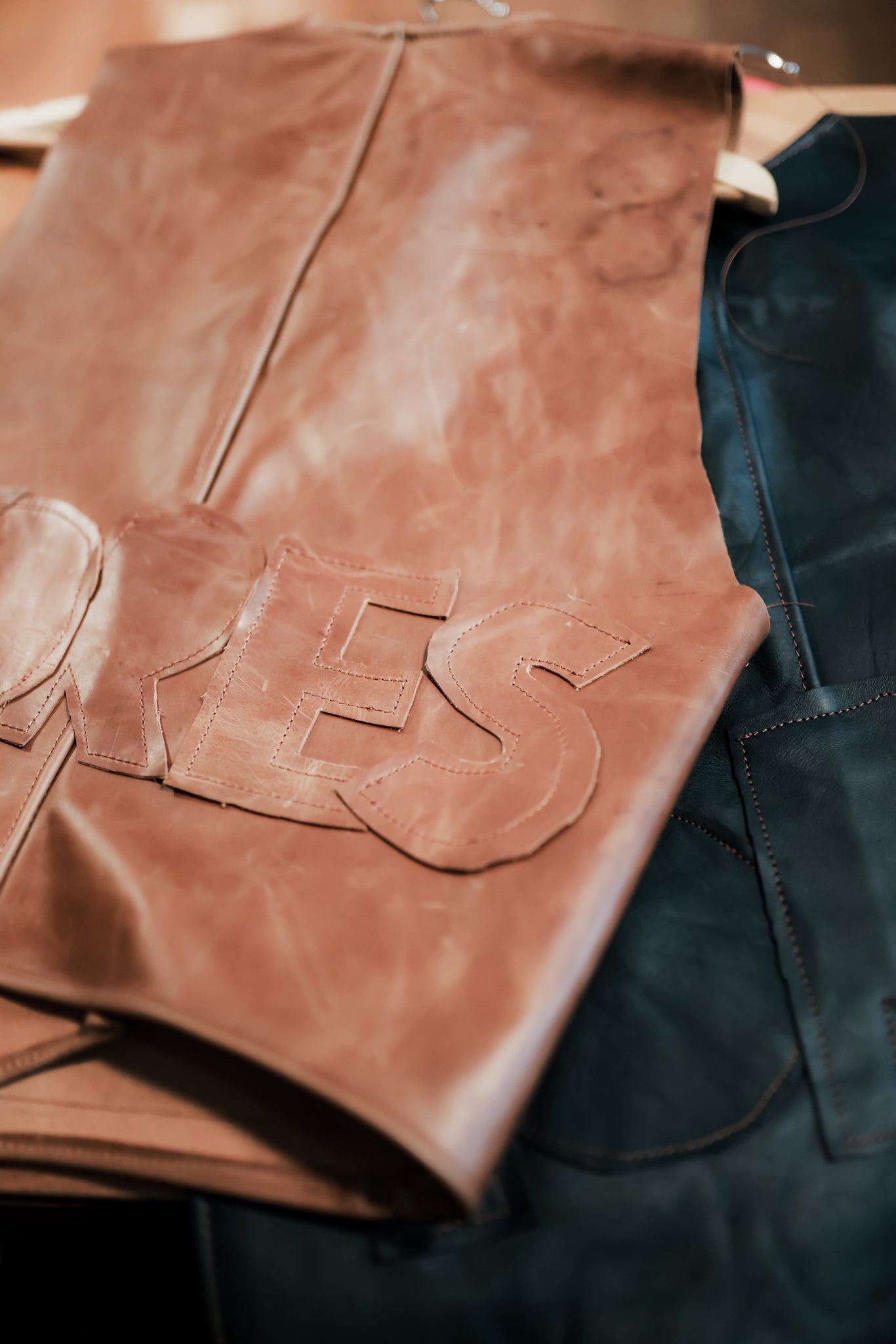 BROWN LEATHER VEST